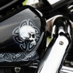 Yamaha V-Star 1300 alias Black Horse, airbrush od Martin Kavan